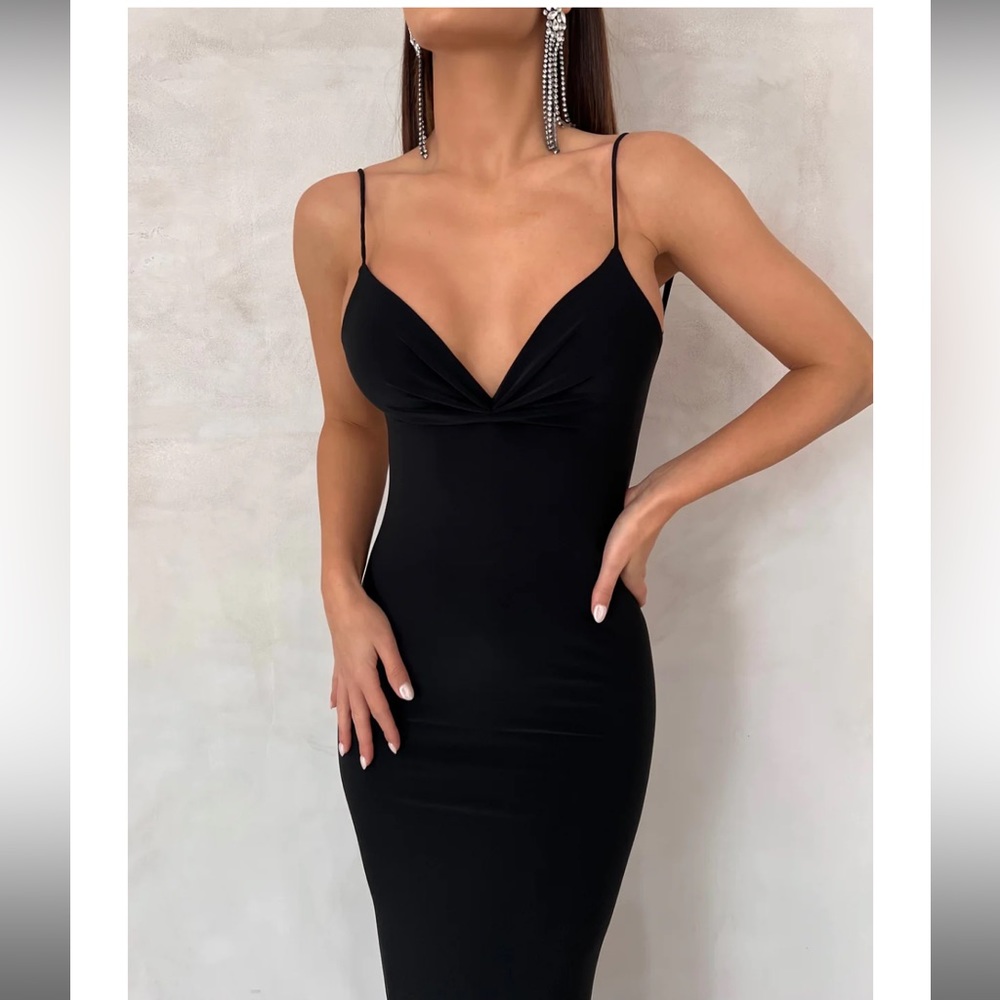 MELANI THE LABEL ALEAH GOWN! Black, XS, unworn with tags!